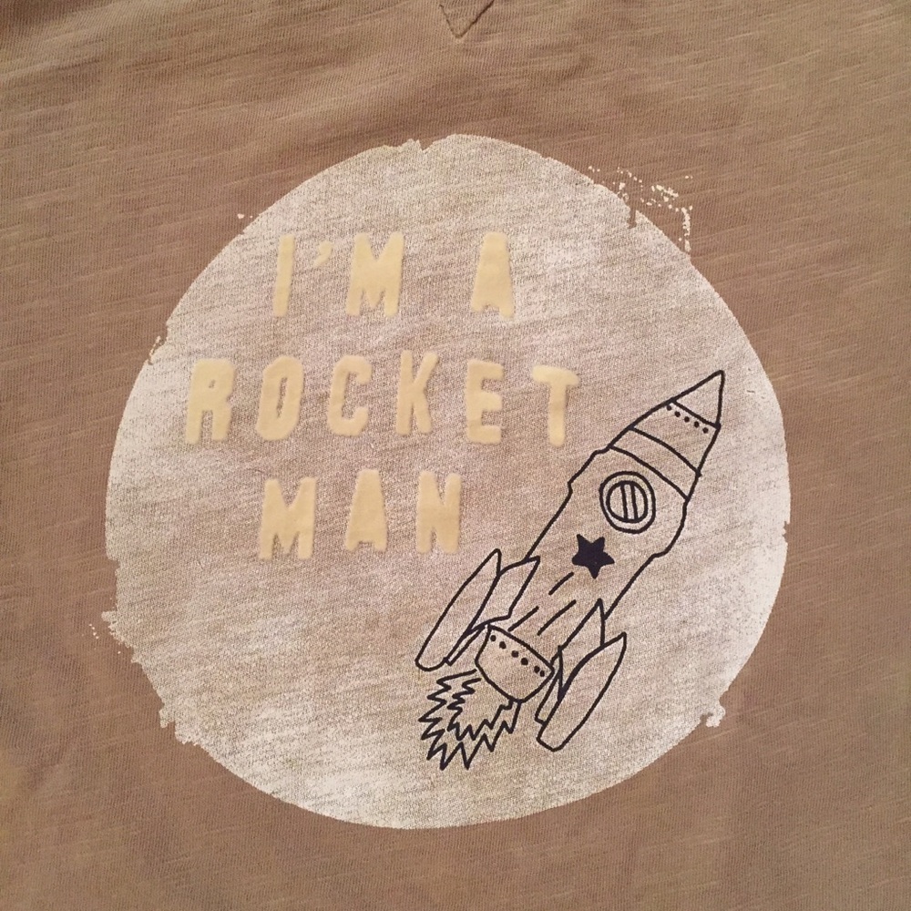 Zara “I’m a Rocket Man” T-shirt - Picture 2 of 4